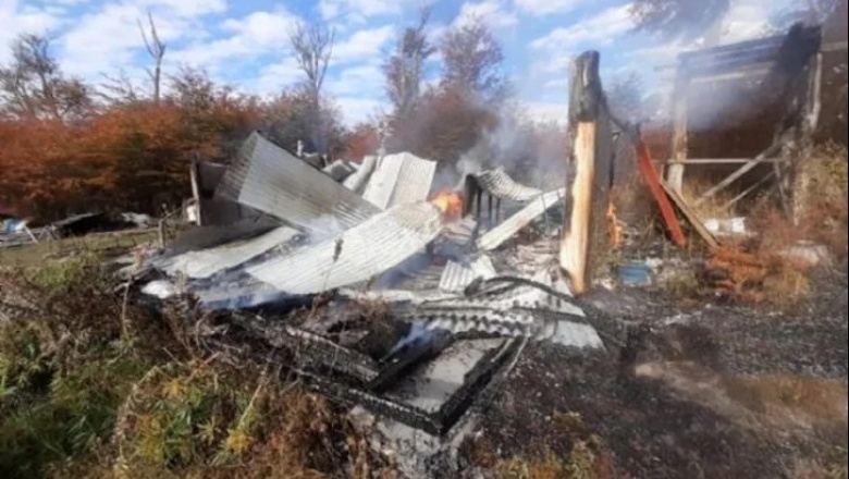 Devastador fuego consumió residencia en Tolhuin