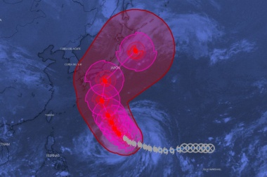 El tifón Hagibis cambia de dirección, apunta a Tokio y amenaza el Mundial de rugby y el Gran Premio de Fómula 1