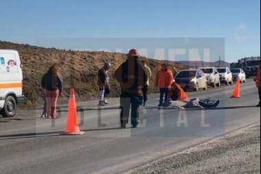 Accidente fatal en la ruta 3, un ciclista fallecido