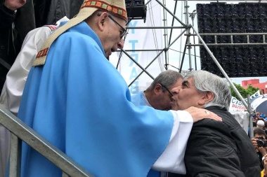 Pablo Moyano: "No se podría haber hecho la movilización a Luján sin la venia del Papa"