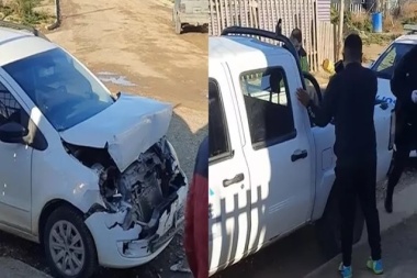 Conductor en estado de ebriedad chocó una camioneta de Gobierno