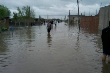 Virrey del Pino: un bebé murió ahogado en medio de la inundación