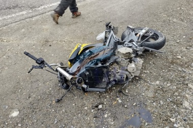 Fallece motociclista de Ushuaia tras impactar contra un camión