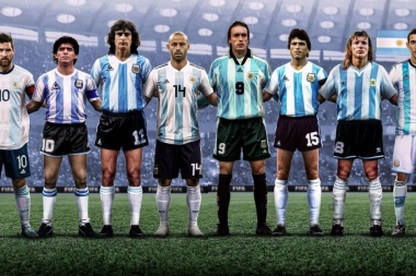 La FIFA eligió a los 16 íconos de la Selección Argentina