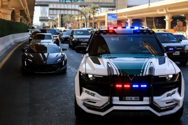 Cómo es la nueva bestia de la Policía de Dubai
