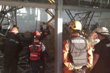 Derrumbe en Ezeiza: un obrero sostuvo que los apuraron porque "el lunes venía Macri"