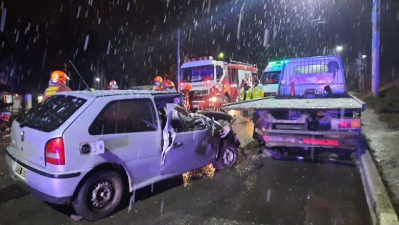 Accidentada madrugada en Ushuaia con conductores alcoholizados y un joven internado en terapia con fractura de cráneo