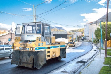 Ushuaia: Llegaron a su fin las obras de repavimentación de calle 12 de octubre
