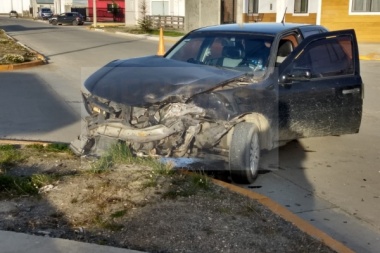 Menor lesionada en accidente de tránsito