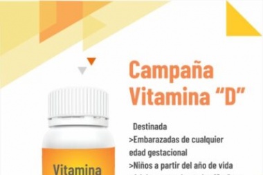 Está disponible la ‘Vitamina D’ en todos los CAPS y vacunatorios provinciales