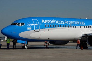 Aerolíneas Argentinas confirmó tres vuelos a la Provincia