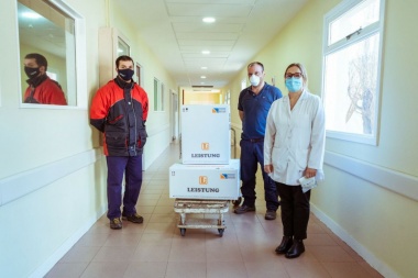 Empleados de Mirgor donaron un respirador al Hospital de Río Grande