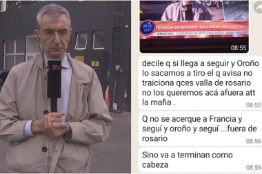 Rosario: amenazaron de muerte a Nelson Castro y al equipo de TN