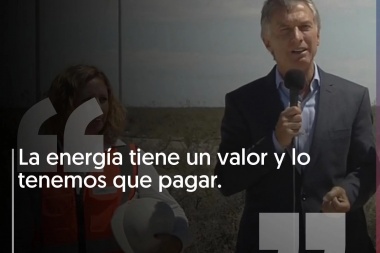 Mauricio Macri, tras el "ruidazo" en Chubut: "La energía tiene un valor y lo tenemos que pagar"