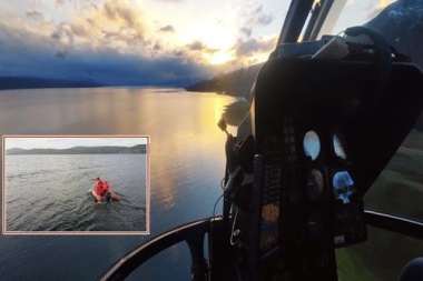 Suspendieron operativo de búsqueda y rescate del kayakista desaparecido en el Canal Beagle