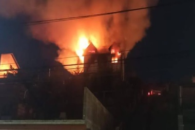 El ex concejal De Marco internado con quemaduras tras el incendio de su casa en Ushuaia