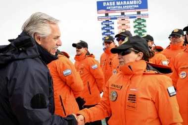 Alberto Fernández ya está en la Antártida y habrá cadena nacional