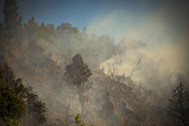 Incendios forestales arrecian en San Martín de los Andes y El Bolsón