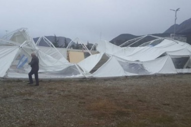 Ushuaia: se postergó el inicio de las actividades de Malvinas por los fuertes vientos