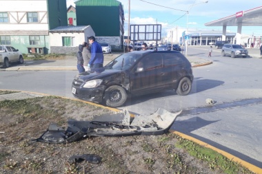 Accidente de tránsito con importantes daños materiales