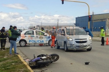 Continúan los accidentes: atropellan a motociclista en el cruce de ruta 3 y D´Agostini.