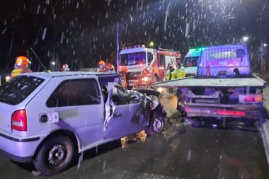 Accidentada madrugada en Ushuaia con conductores alcoholizados y un joven internado en terapia con fractura de cráneo