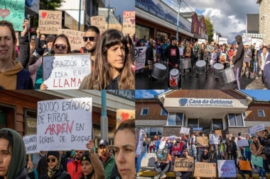 Movilización y protesta por inacción de gobierno en el incendio forestal