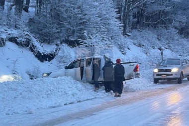 Numerosos despistes en una complicada RN3 a causa de las nevadas