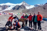 Los montañistas fueguinos no pudieron llegar a la cumbre por malas condiciones climáticas